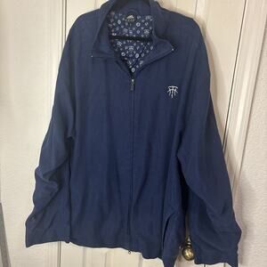 Adidas Jacket TMAC Navy Blue Jacket Mens 3XL Tracy McGrady Y2K NBA
